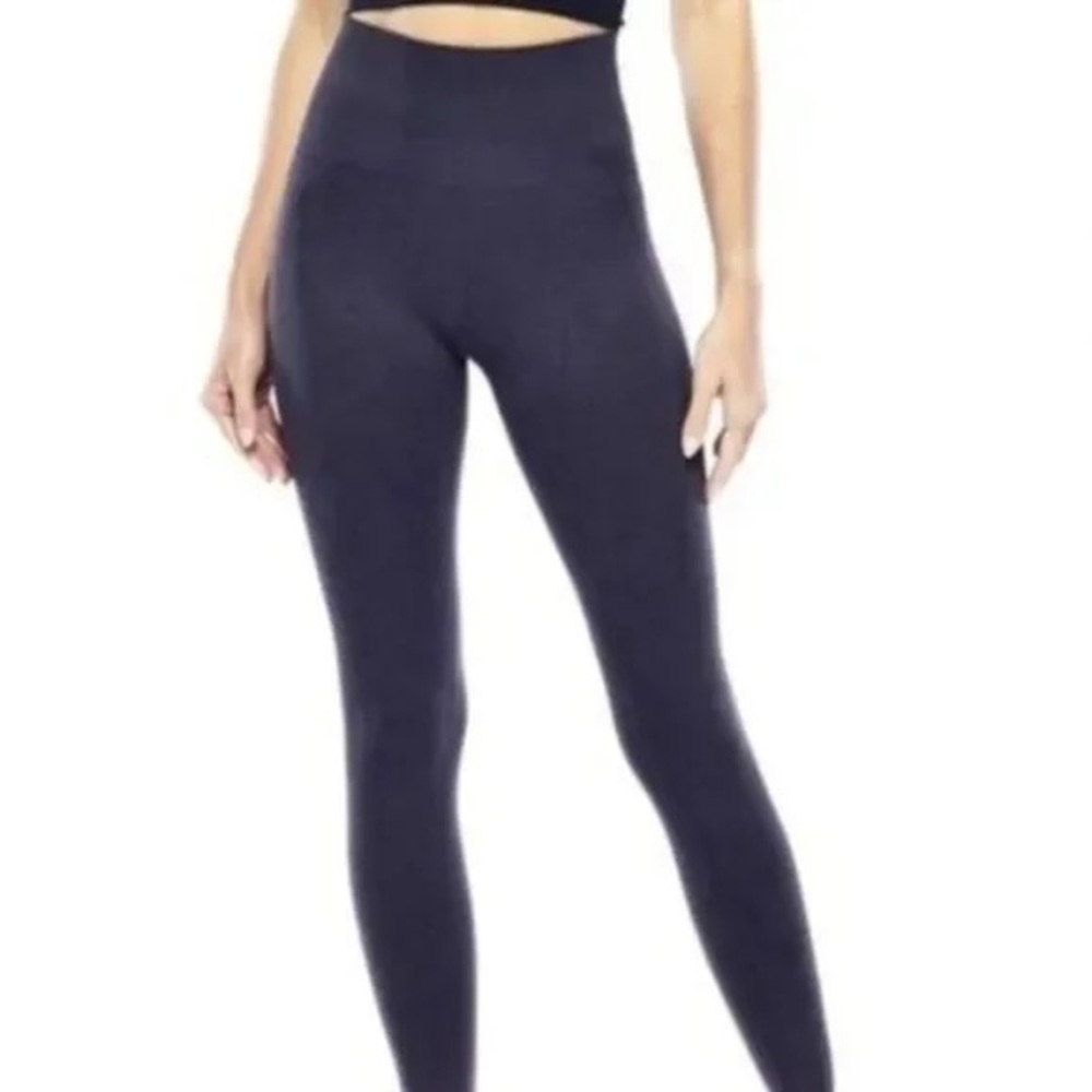 High-Rise Stretch Leggings - Black
